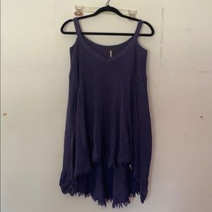 Free People Shoulder Cut Long Sleeve Sweater.
